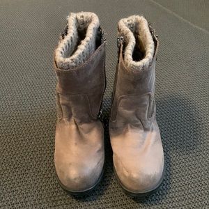 Mossimo Grey Sweater Boots